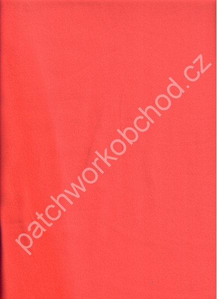 French Terry - lososová - šíře cca 170 cm - výplněk bez počesu (teplákovina) (1)