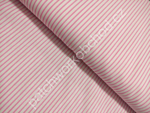 Plátno - proužek světle modrý tenký (1)