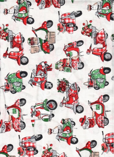 Plátno - kvítka na modré (1)