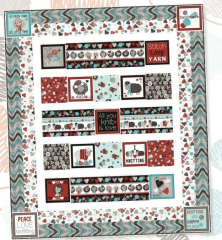 Americké plátno - Springtime Flowers Black - květy (1)