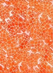 Java 'Batiks - oranžová